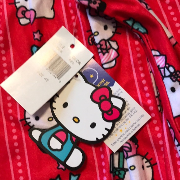 Hello Kitty Pajamas Hello Kitty Xmas Night Gown Girth 4t Nwt Ruffle
